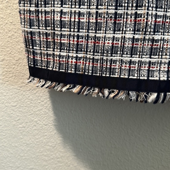 J. Crew Lightweight Tweed Sheath Dress (Red White Blue, G0951, Size 6) - Picture 7 of 8